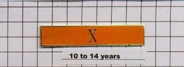 Sheriff&#39;s Department - 10 to 14 Years of Service Orange Longevity X Bar - $16.74 CAD