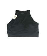 LASLULU High Neck Sports Bra - Racerback, Medium Support, Black XXL - $20.58 CAD