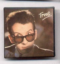 Elvis Costello TRUST Album cover Pinback 2 1/8&quot; - $9.99
