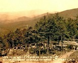 Vue De Mount Cranmore Sommet Maison Ski Tramway Conway Nh 1940s Postale Unp - $15.31