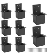 8 Pcs Pergola Brackets，4“X 4&quot;(Actual 3.6 &quot;X 3.6&quot;) Post Top Rafter Brackets, - €68,35 EUR
