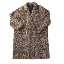 NWT J.Crew Relaxed Topcoat in Leopard Jacquard Oversized Wool Blend Coat L $368 - £110.44 GBP