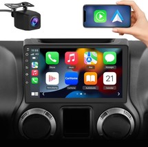 10.1&quot; Android Carplay Car Stereo For Jeep Wrangler JK 2007-2018 GPS Navi Radio - £117.73 GBP