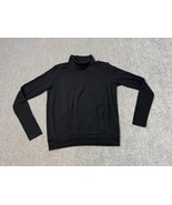 ALO Sweater Womens Small Black Yoga Long Sleeve Turtle Neck Pullover Swe... - $34.64