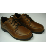 Worx Oxford Tie Mens Work Slip Resistant Comfort Shoes Brown Red Wing Si... - £15.90 GBP