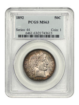 1892 50C PCGS MS63 - £882.45 GBP