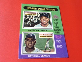 1975 Mickey Mantle / Don Newcombe 1956 Mv Ps #194 Topps Baseball Nm / Mint - £62.53 GBP