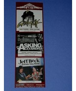 Jeff Beck Concert Promo Card Vintage 2011 Fox Theater Pomona - $33.94 CAD