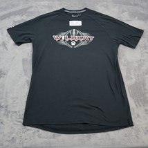 Under Armour Shirt Mens M Black Wildcat Football Short Sleeve Crewneck L... - $10.87