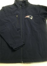 NFL Patriots Men&#39;s Softshell Jacket, NAVY, Large - £32.68 GBP