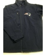 NFL Patriots Men&#39;s Softshell Jacket, NAVY, Large - $33.25
