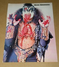 Kiss Peter Frampton Vintage 1970&#39;S Magazine Photo - £15.97 GBP