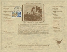 American Revolution Bicentennial Commemorative One Dollar Certificate, South Car - £8.01 GBP