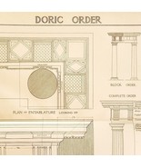 Doric Column Order Drawing Examples Vignola 1904 Architecture Ephemera D... - $551.59 MXN Doric Column Order Drawing Examples Vignola 1904 Architecture Ephemera D... - $551.59 MXN