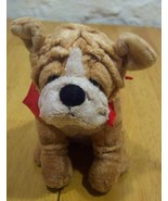 Russ THUNDER THE SOFT TAN BULLDOG 6&quot; Plush STUFFED ANIMAL Toy - £12.02 GBP