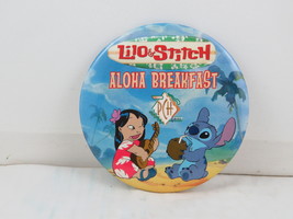 Disneyland Pin - Lilo and Stitch Aloha Breakfast - Celluloid Pin  - $15.00