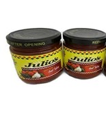 Julios Hot Salsa 2 Pack Bundle. 11.5 Oz Each.  - £21.78 GBP