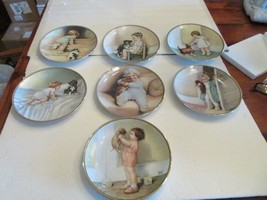 Set of Seven Hamilton Collection Plates of A Childs Best Friend by Bessie Pease - £36.76 GBP