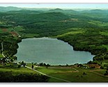 Aerial View Lake Elmore Vermont VT UNP Chrome Postcard Z4 - $4.90