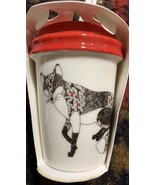 Starbucks Hot Cup Holiday Ornament New Red white Fox - €19,56 EUR