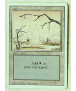 Swamp (B Two Branches)-Revised Series - 1994 - Magic The Gathering - Slight Wear