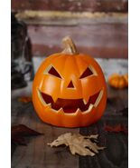 Seasons HALLOWN Decor Pumpkin 9&quot; - $632.17 MXN