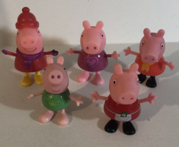 Peppa Pig Figures Lot Of 5 Toys T8 - £7.77 GBP