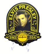 Elvis Presley Sun records Since 1954 Iron On Sew On Patch 3 1/4&quot;x 3 7/8 &quot; - £6.29 GBP