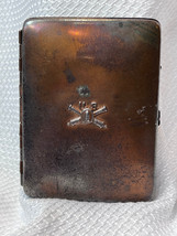 Antique WWI US Army Artillary Cigarette Case Crossed Field Gun Cannon In... - $168.25