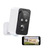 Wireless Pan View Camera 2-Way Talk, Night Vision, 2K, Live View, Waterp... - $726.34 MXN
