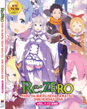 Dvd Anime Re: Zero Kara Hajimaru Isekai Seikatsu: Shin HENSHUU-BAN VOL.1-13 End - £30.16 GBP