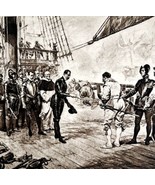 Spanish Armada Admiral Surrenders Drake Photo Gravure Victorian 1894 Art... - $129.99