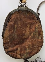 Antique Victorian Tapestry Purse Women&#39;s Mirror Asian Silk? - £69.86 GBP