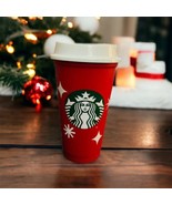 Starbucks 2022 Red Cup Holiday Limited Edition 25 Years Cheer Reusable New - £11.07 GBP