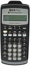 Texas Instruments BAIIPlus Financial Calculator CALCULATOR,BUS ANLY,10DI... - $54.55