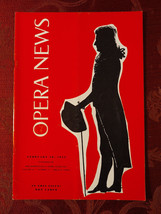 OPERA NEWS Magazine February 28 1953 Verdi&#39;s Don Carlo Richard Tucker  - £11.51 GBP
