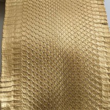 Golden Powders Snake Skin SNAKESKIN genuine leather HIDE Craft Supply - $346.91 MXN+