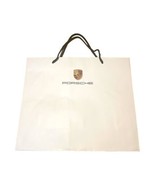 Porsche White Empty Paper Shopping Bag 16.5”x14”x5.75” Gift Logo Christmas - £19.57 GBP