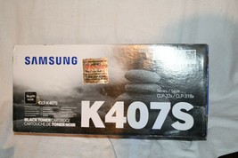 New Genuine Samsung K407S CLT-K407S Black Toner Cartridge Rare - £33.09 GBP