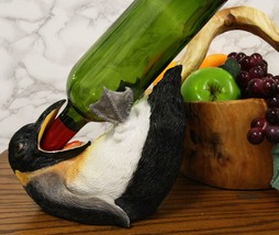 South Pole Acrobatic Drunken Tuxedo Emperor Penguin Wine Bottle Holder 8.5&quot;L - £22.77 GBP