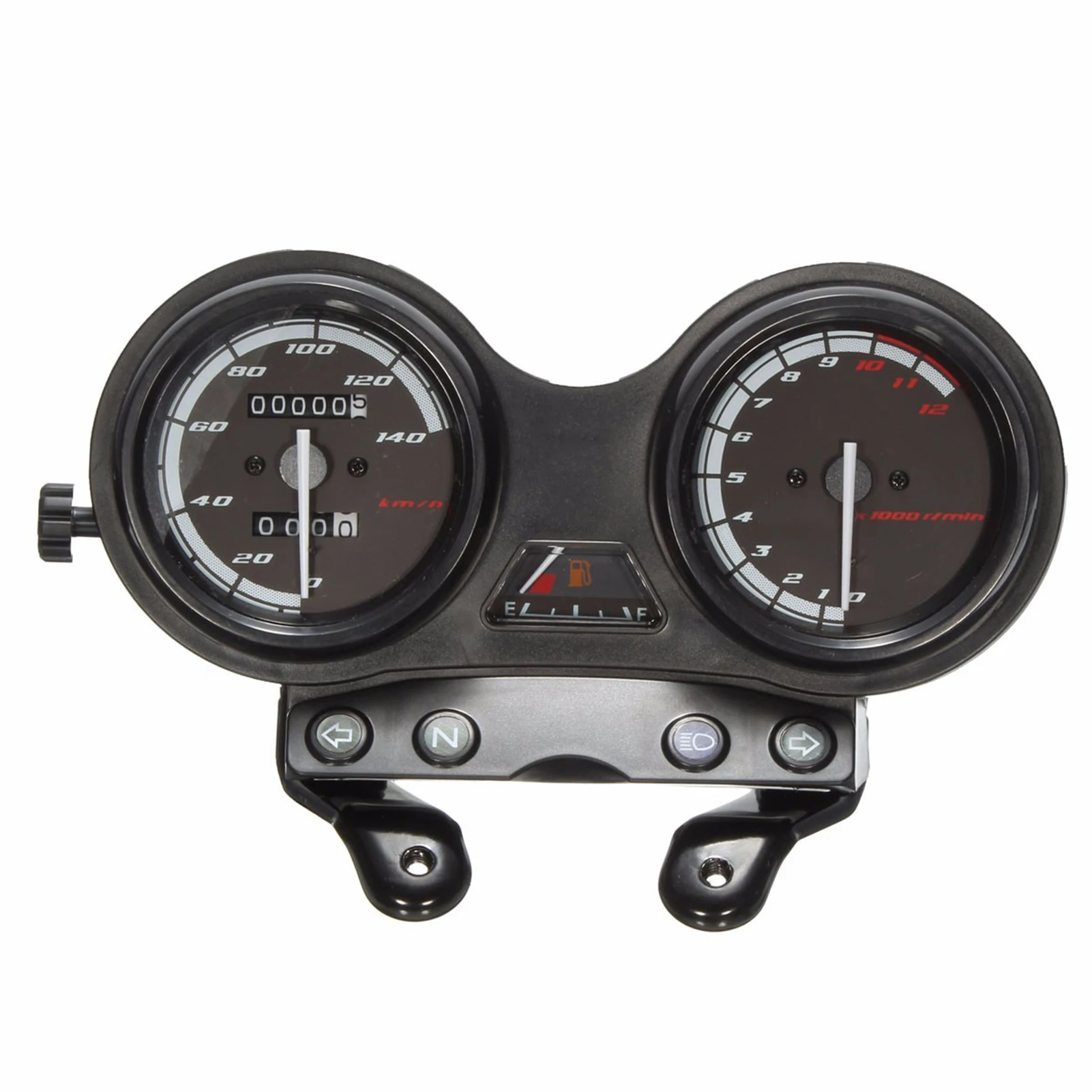 Motorcycle Tachometer Speedometer LCD Odometer Meter Gauge Fit for YAMAHA YBR1 - £44.21 GBP