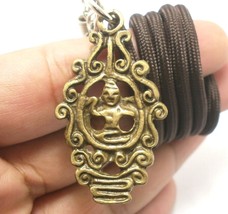 Guman Kuman Thong Boy Kwak Magic Thai Amulet Brass Pendant Lucky Gamble Necklace - £21.20 GBP