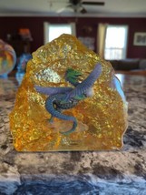 westland 5&quot; Dragon of Light desktop resin statue 2002 - $29.70