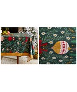 55&quot;x55&quot; Red &amp; Green Tablecloth for Christmas, Kitchen Dining Room Decor - $81.99