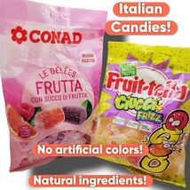 Italian Gummies &amp; Jellies Bundle, European sweets, No Artificial Ingredi... - $11.30 CAD