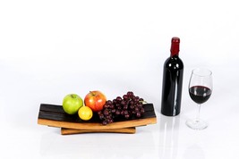 Wine Barrel Serving Tray - Kuveza - Made from retired California wine ba... - £38.83 GBP
