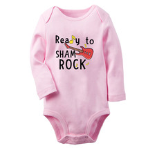 Ready To Sham Rock Funny Rompers Baby Bodysuits Newborn Infant Kids Jumpsuits - £8.72 GBP