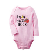 Ready To Sham Rock Funny Rompers Baby Bodysuits Newborn Infant Kids Jump... - £8.70 GBP