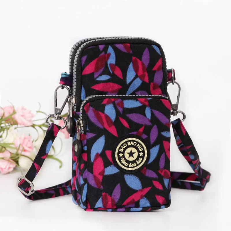 Women Shoulder Bag Girl Nylon The leaves - £7.18 GBP