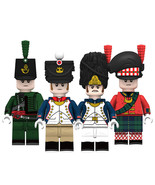 4Pcs Napoleonic Wars Officers 95th Rifles Highland French Infantry Minif... - $194.20 MXN